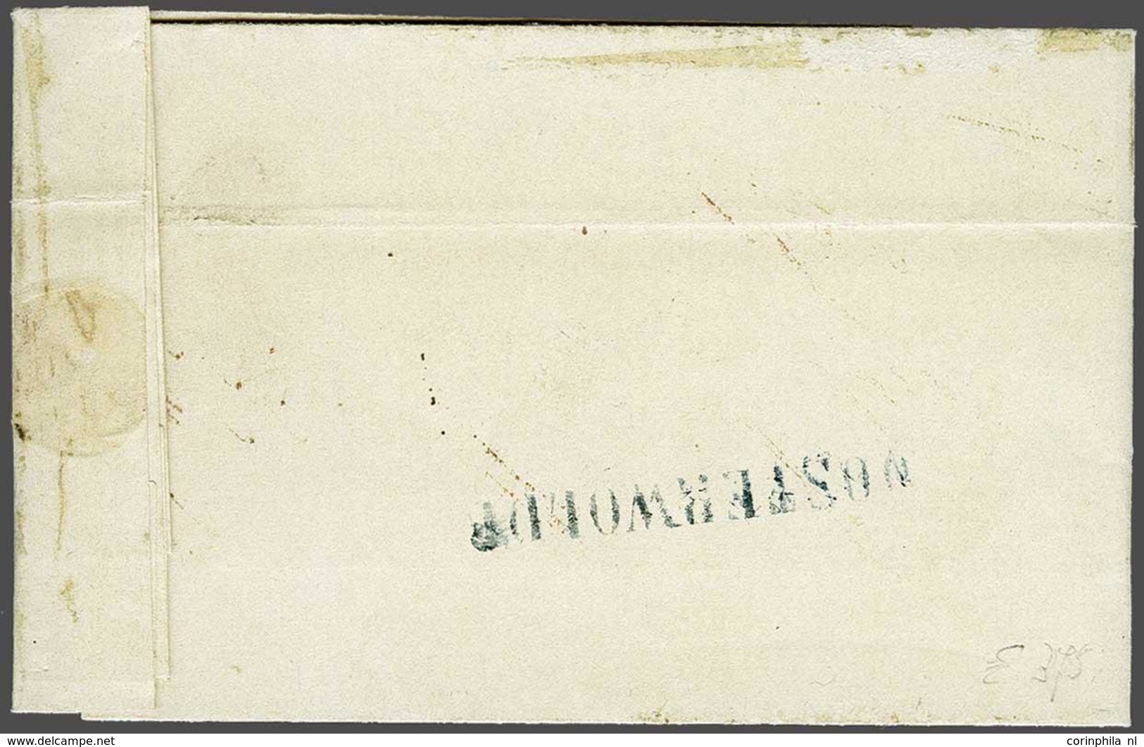 NL 1852 Oblong Stamp - Other & Unclassified