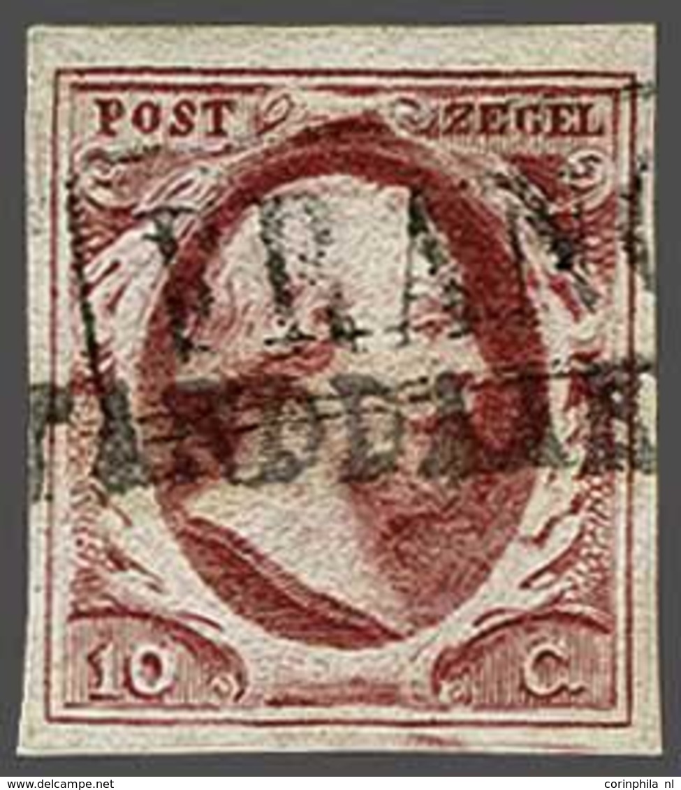 NL 1852 Oblong Stamp - Autres & Non Classés