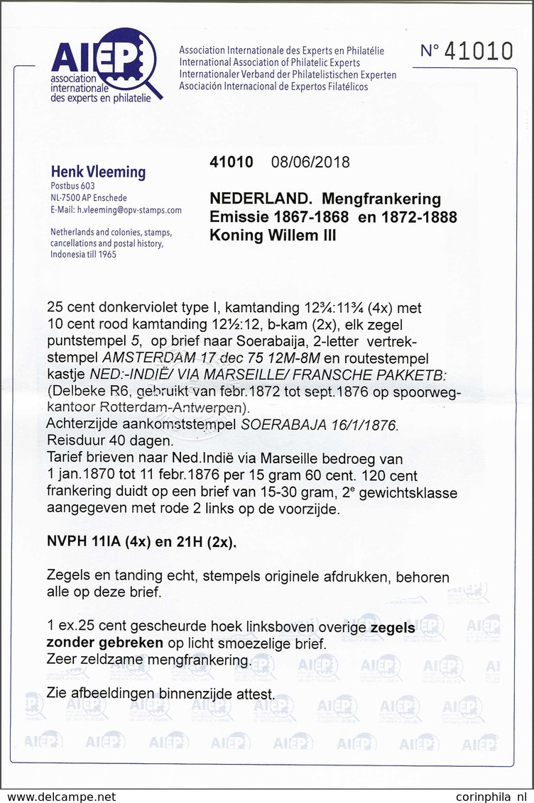 NL 1867 King William III - Sonstige & Ohne Zuordnung