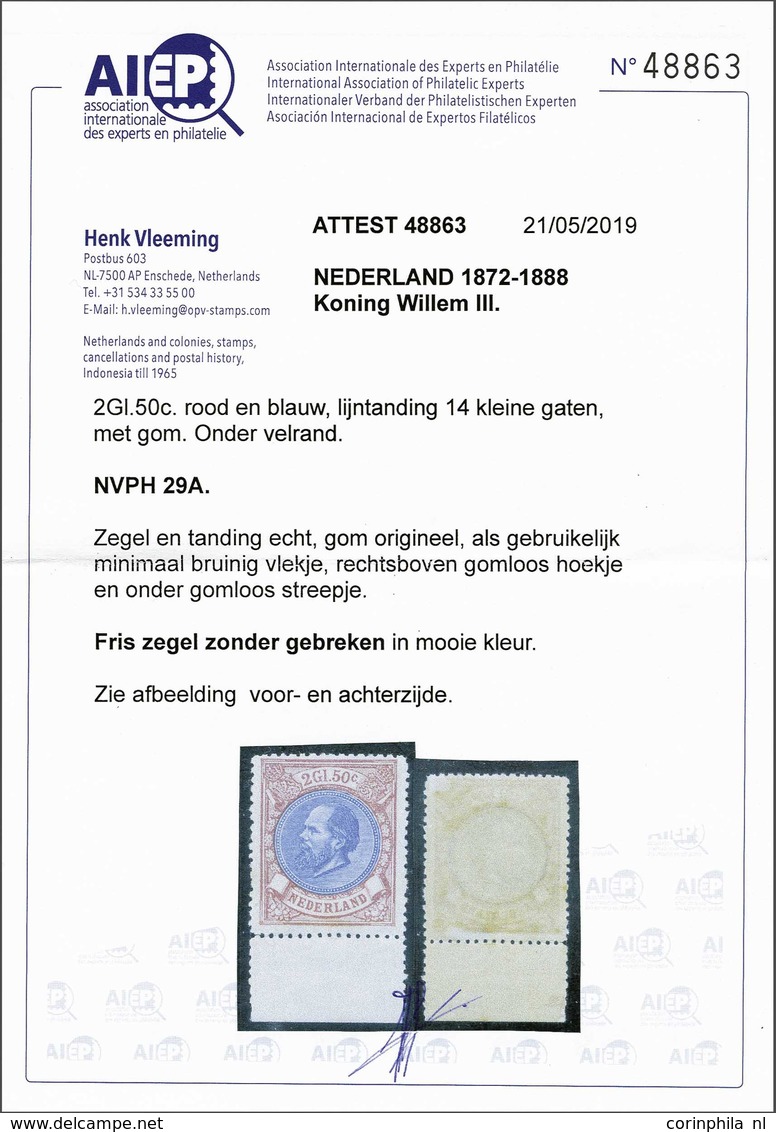 NL 1872 King William III - Altri & Non Classificati