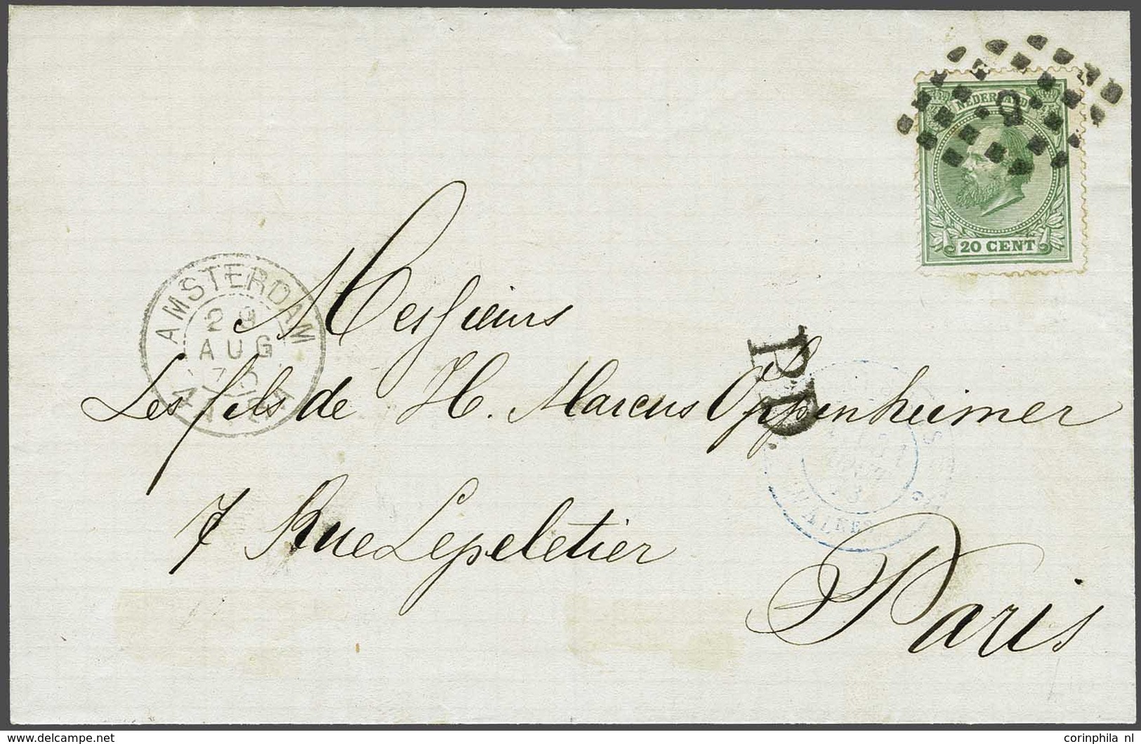 NL 1872 King William III - Other & Unclassified