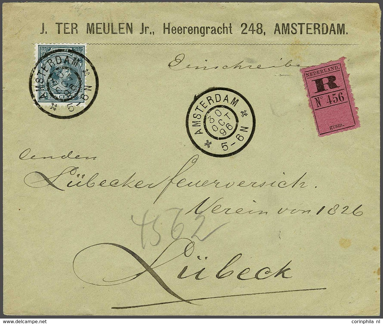 NL 1891 Princess Wilhelmina - Altri & Non Classificati