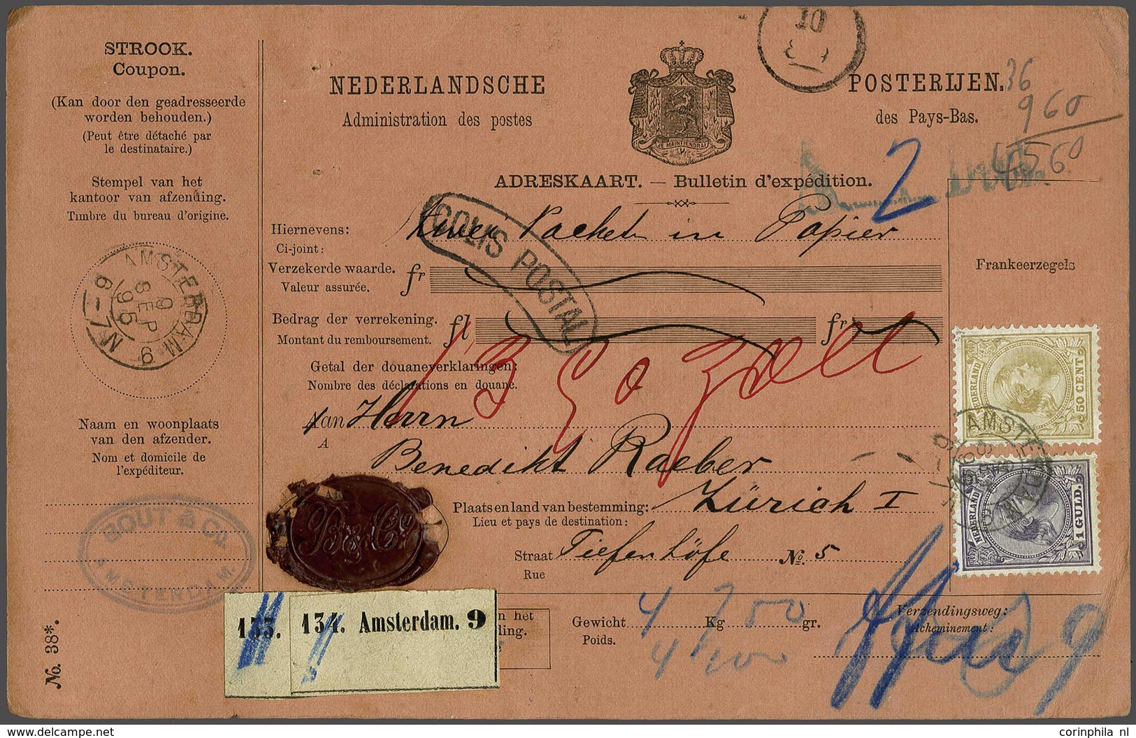 NL 1891 Princess Wilhelmina - Other & Unclassified