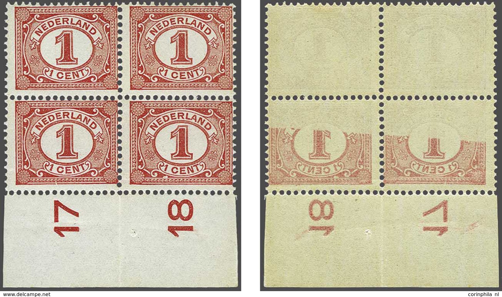 NL 1899 Numerals And Queen Wilhelmina - Autres & Non Classés