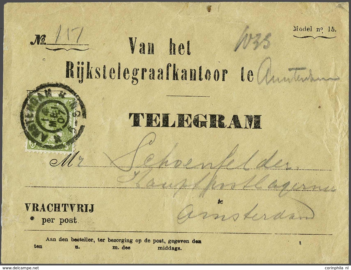 NL 1899 Numerals And Queen Wilhelmina - Andere & Zonder Classificatie