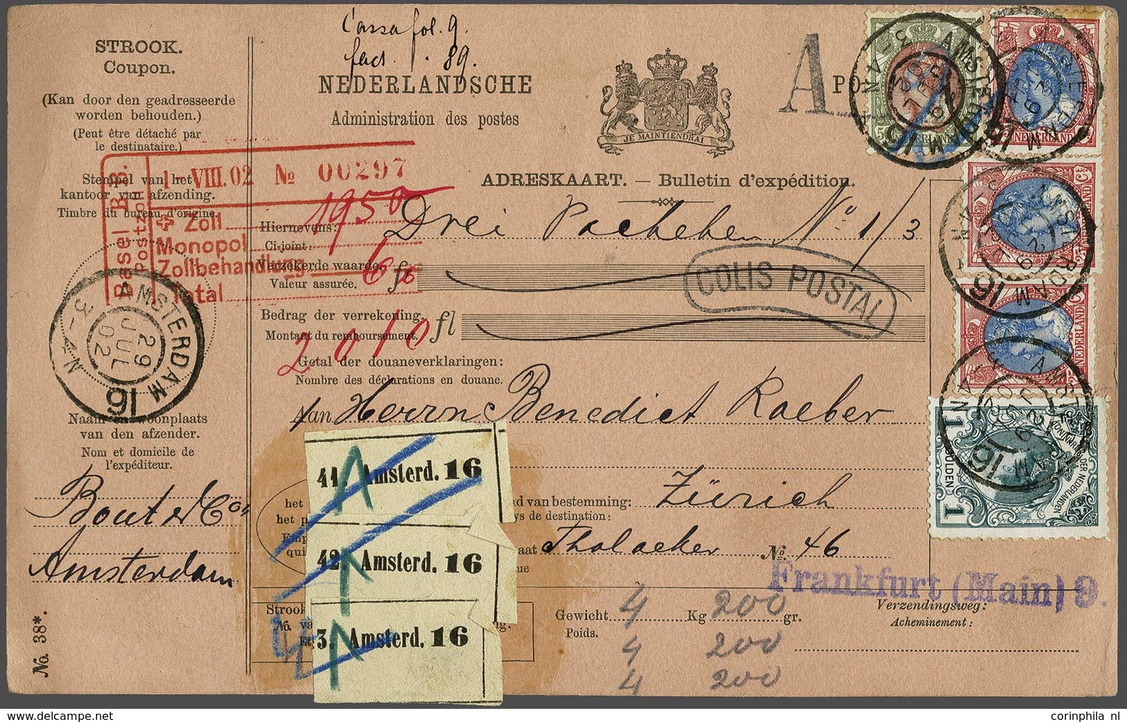 NL 1899 Numerals And Queen Wilhelmina - Altri & Non Classificati
