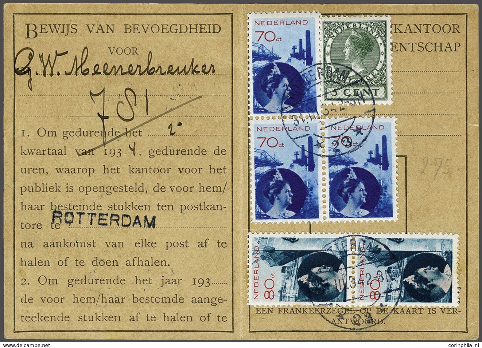 NL 1924 Lebeau And Veth - Autres & Non Classés