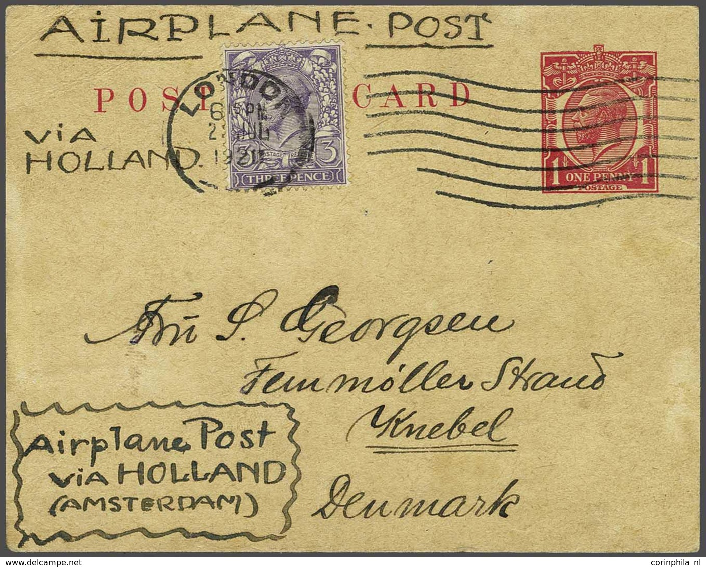 Netherlands Air Post Stamps - Andere & Zonder Classificatie