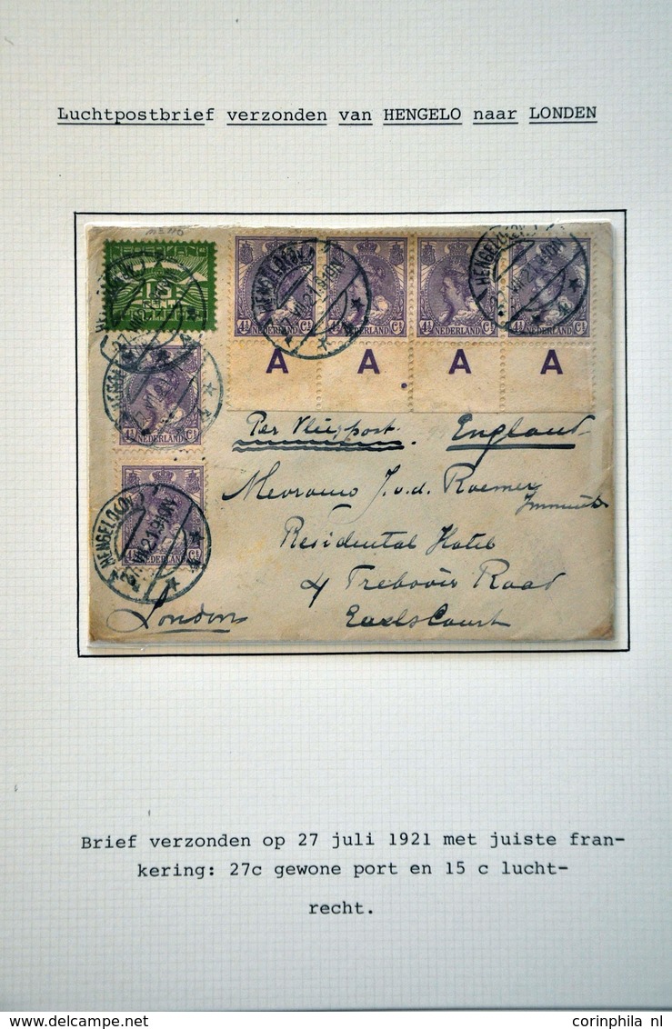 Netherlands Air Post Stamps