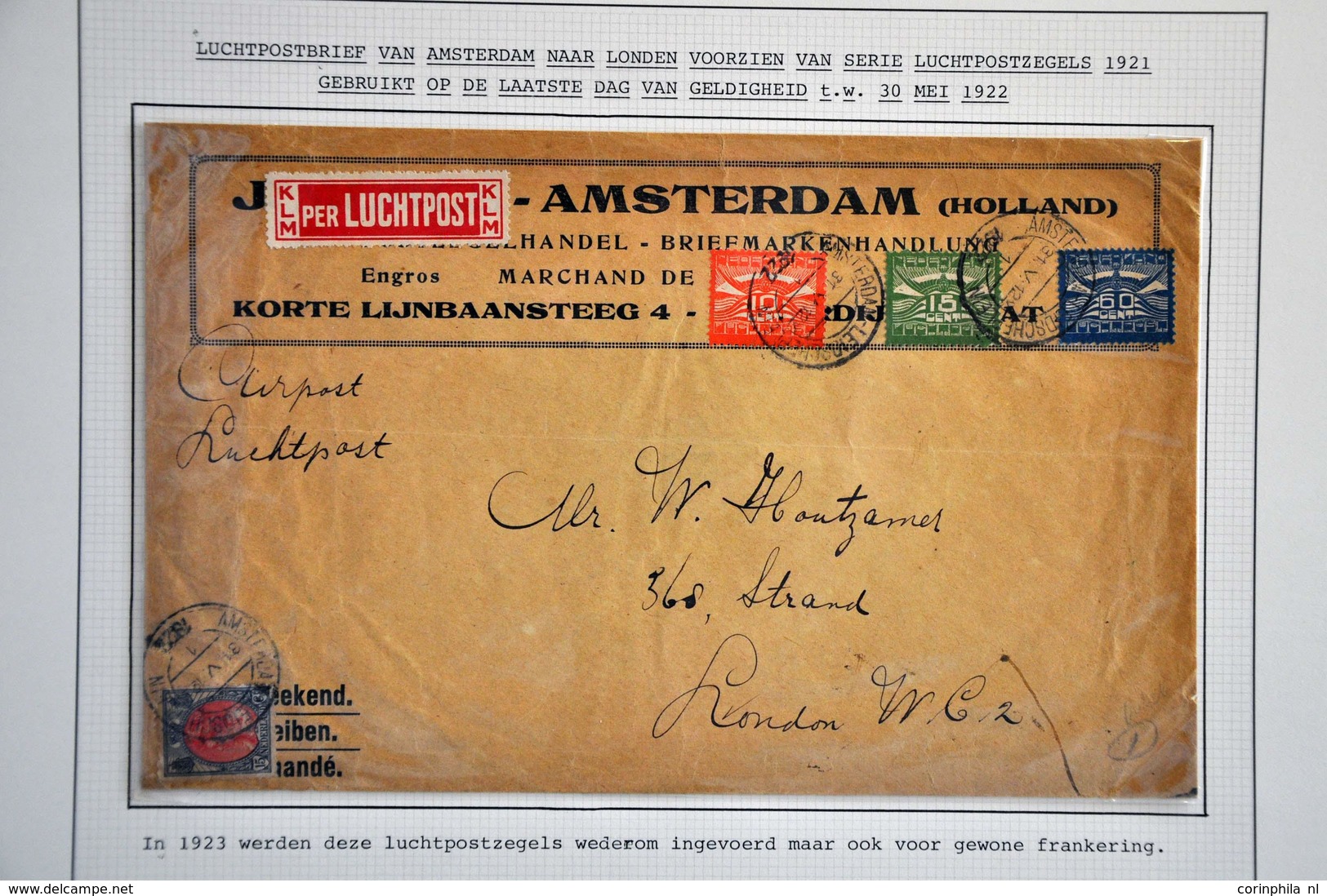 Netherlands Air Post Stamps