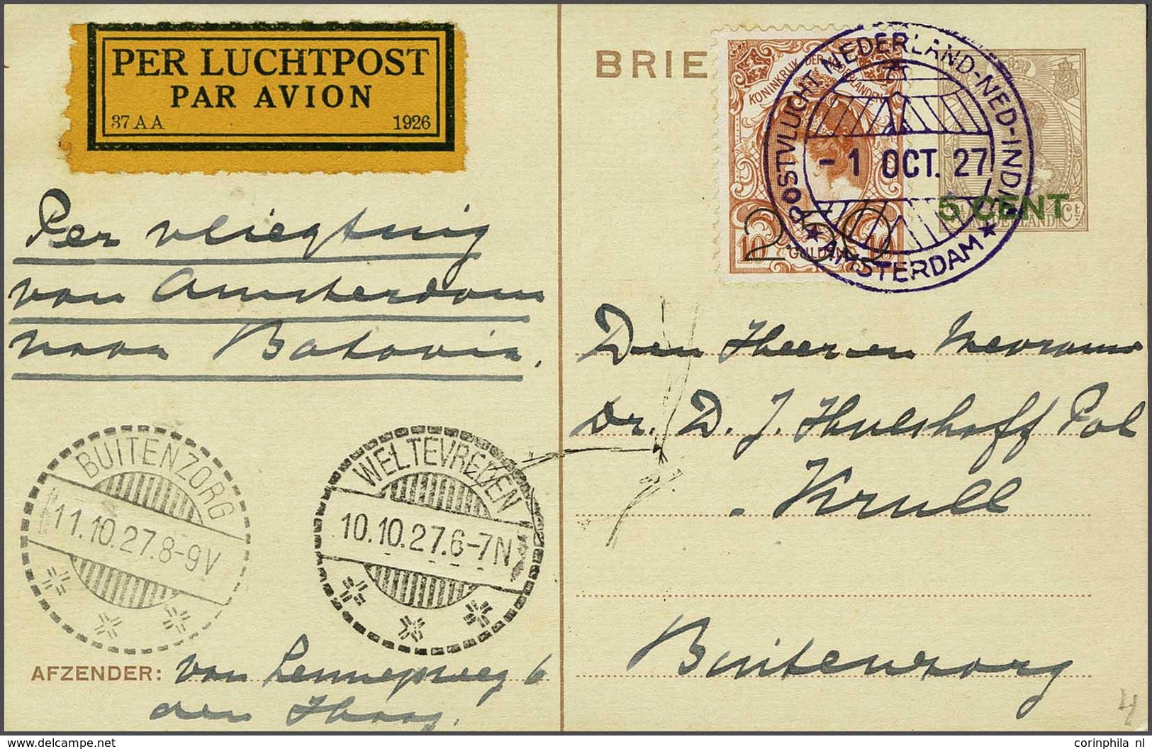 Netherlands Air Post Stamps - Other & Unclassified