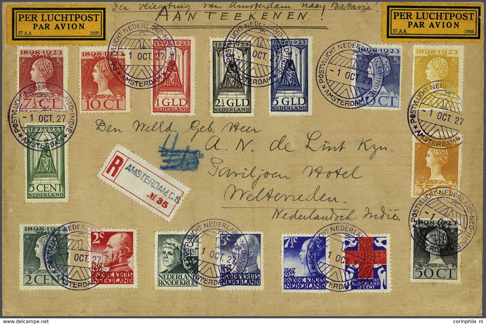 Netherlands Air Post Stamps - Other & Unclassified