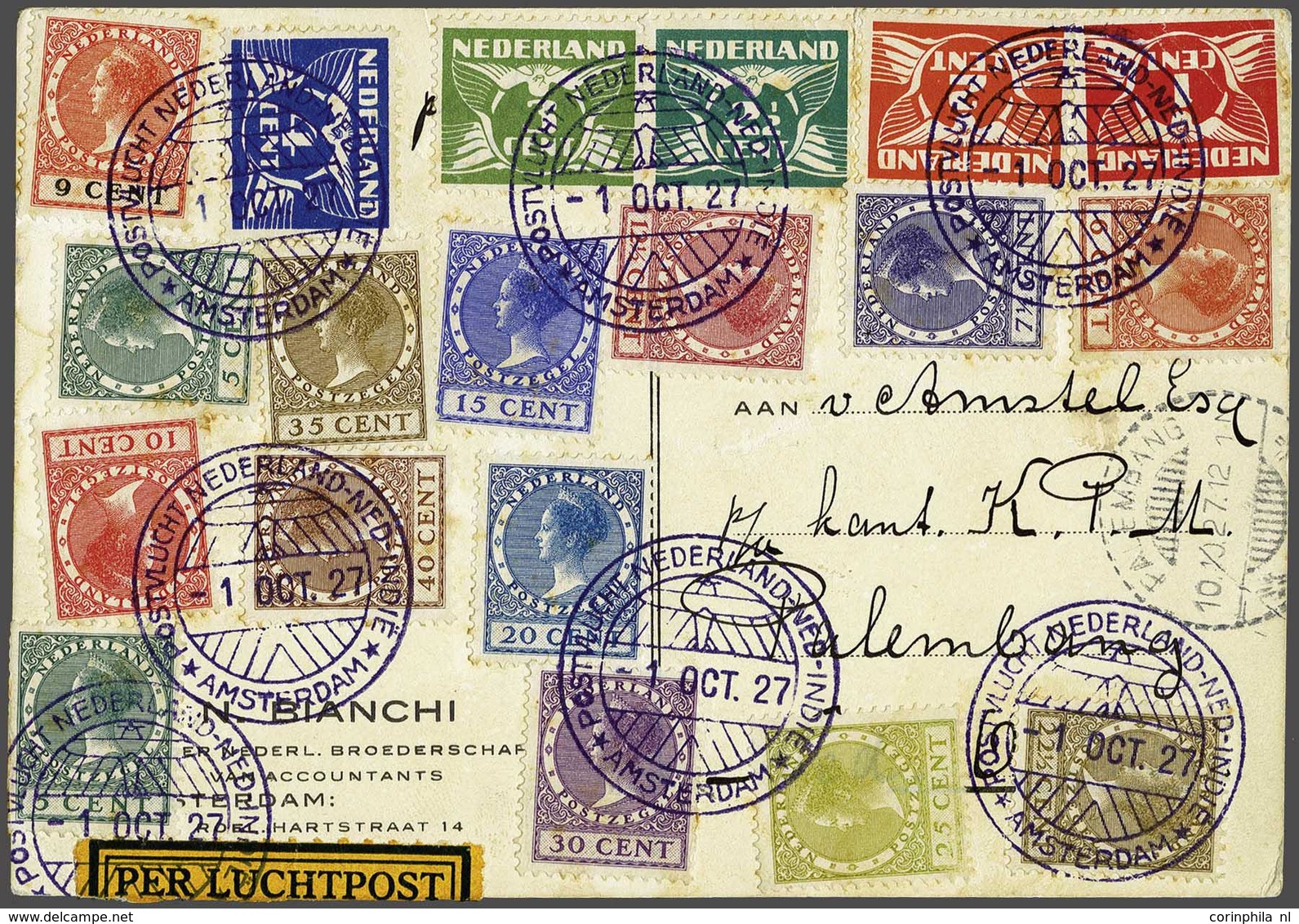 Netherlands Air Post Stamps - Sonstige & Ohne Zuordnung