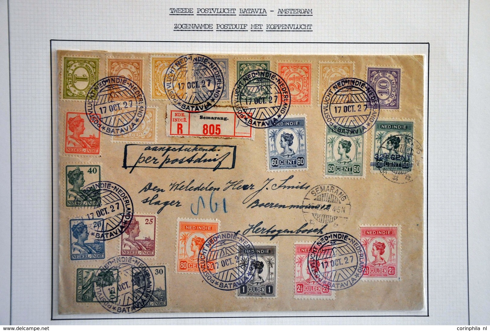 Netherlands Air Post Stamps - Andere & Zonder Classificatie