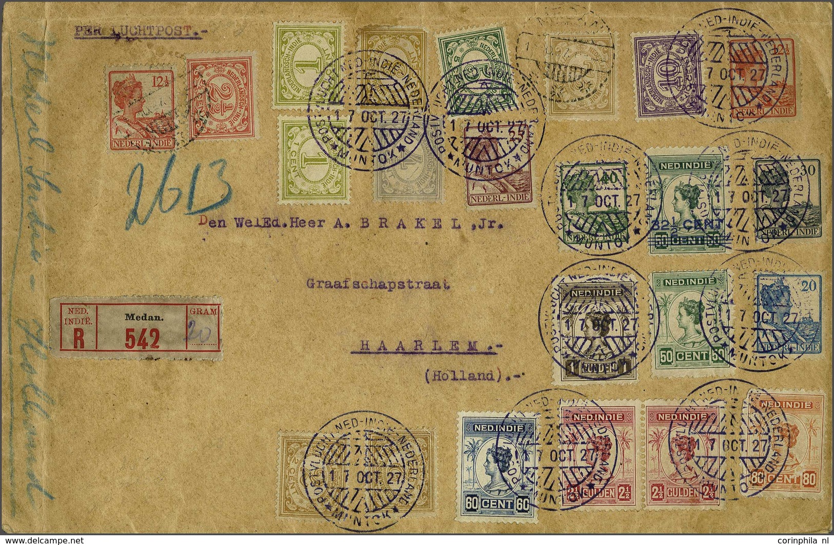 Netherlands Air Post Stamps - Andere & Zonder Classificatie