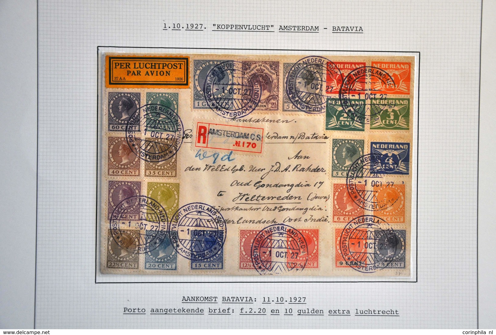 Netherlands Air Post Stamps