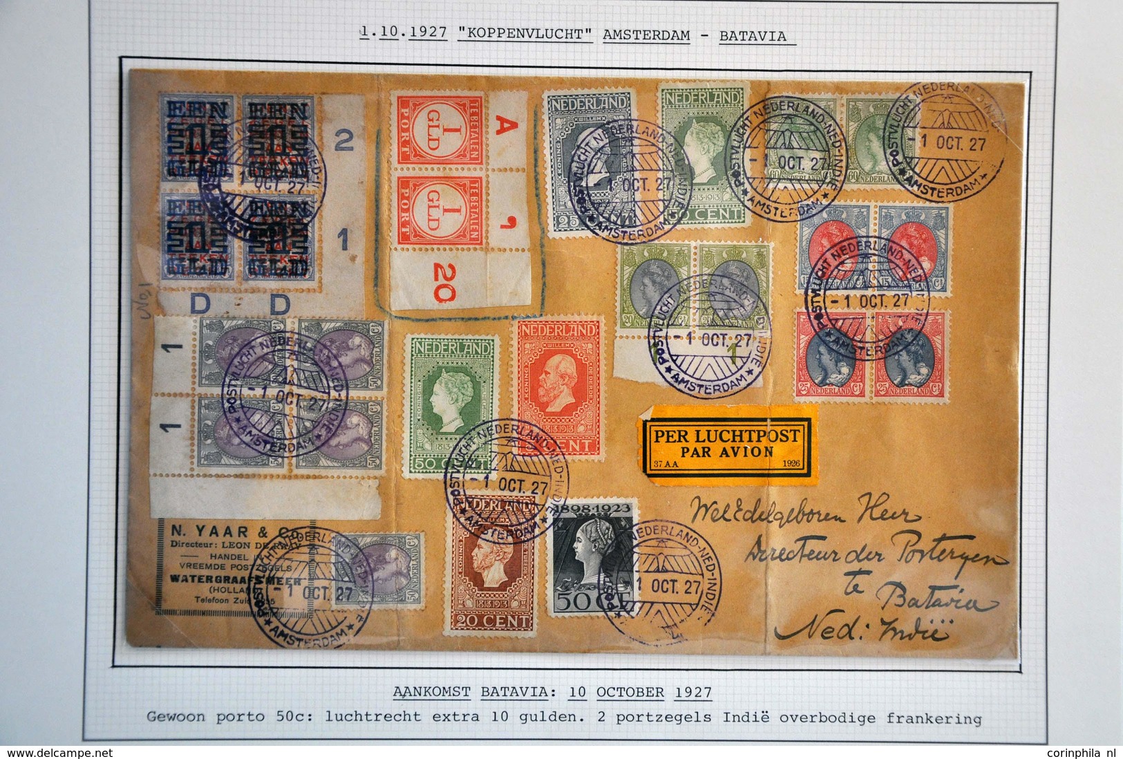 Netherlands Air Post Stamps