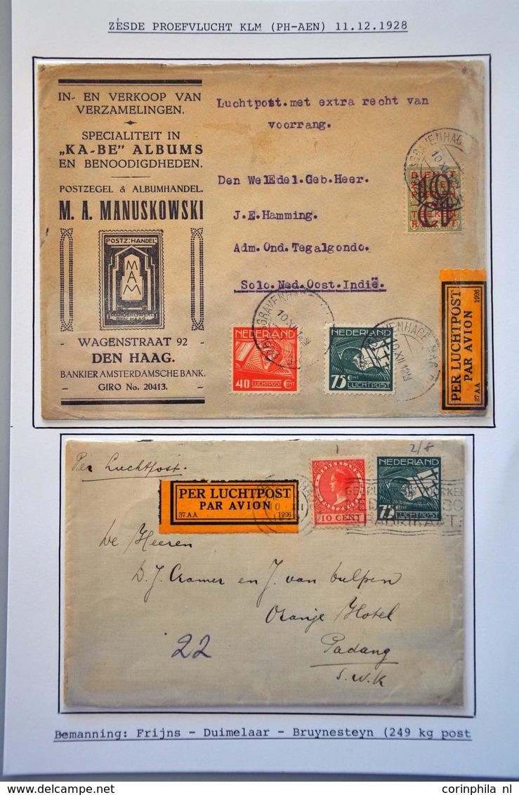 Netherlands Air Post Stamps - Andere & Zonder Classificatie