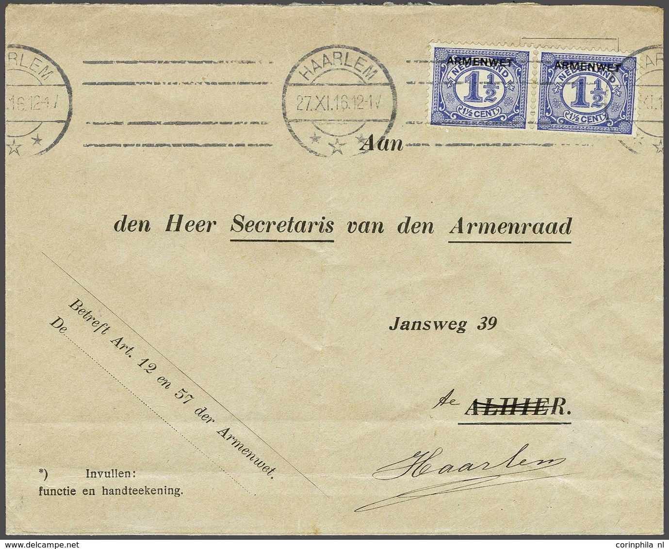 Netherlands Official Stamps - Sonstige & Ohne Zuordnung