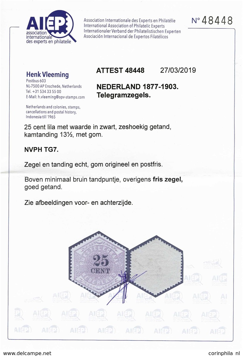 Netherlands Telegraph Stamps - Other & Unclassified