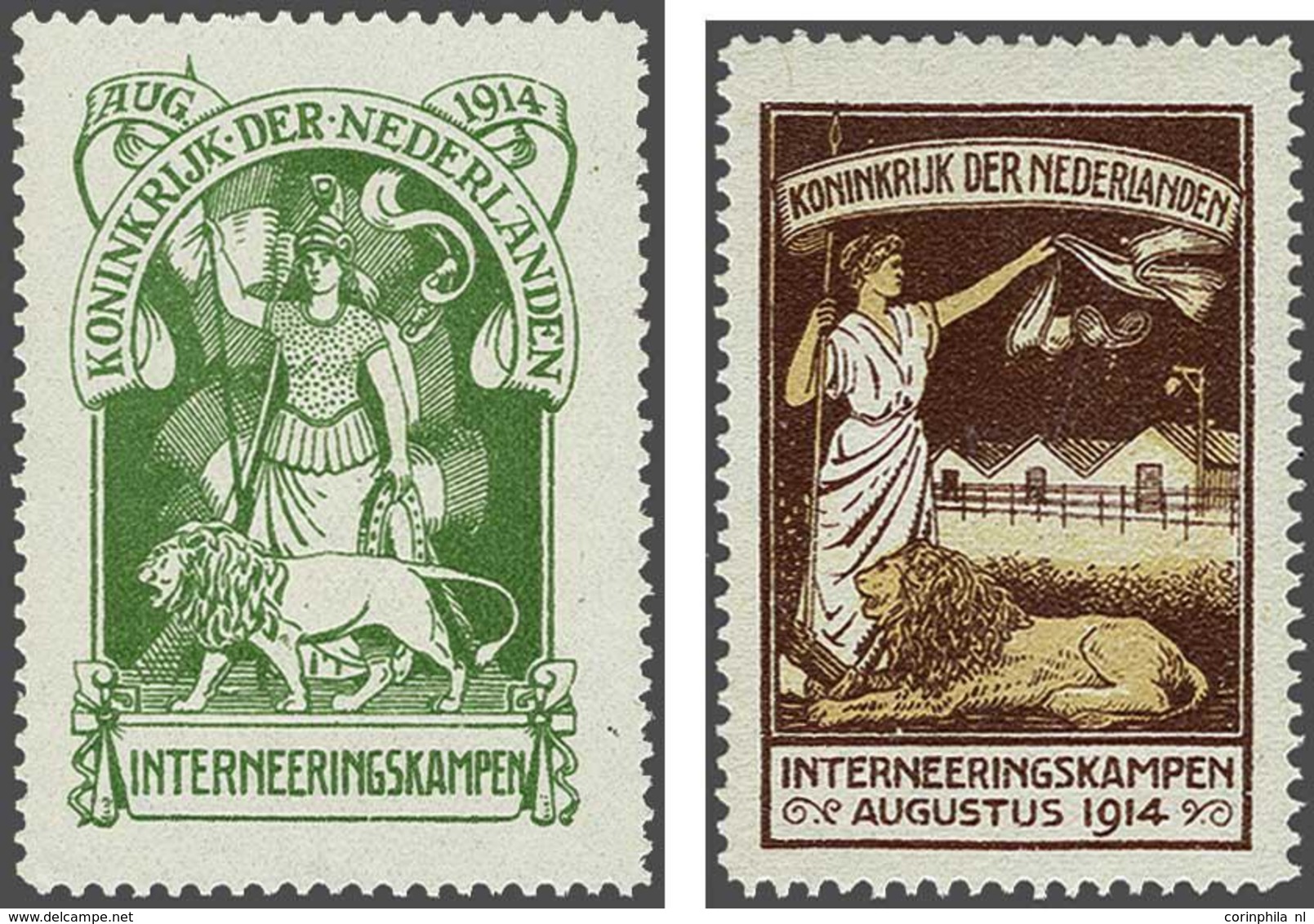 Netherlands Internment Stamps - Altri & Non Classificati