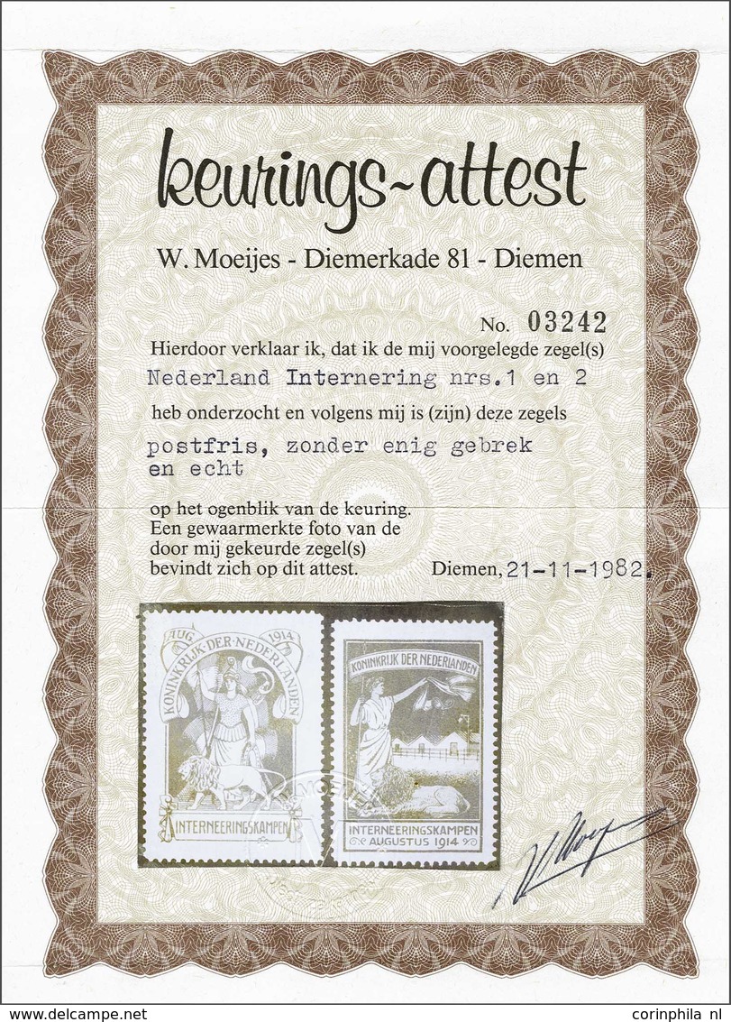 Netherlands Internment Stamps - Altri & Non Classificati