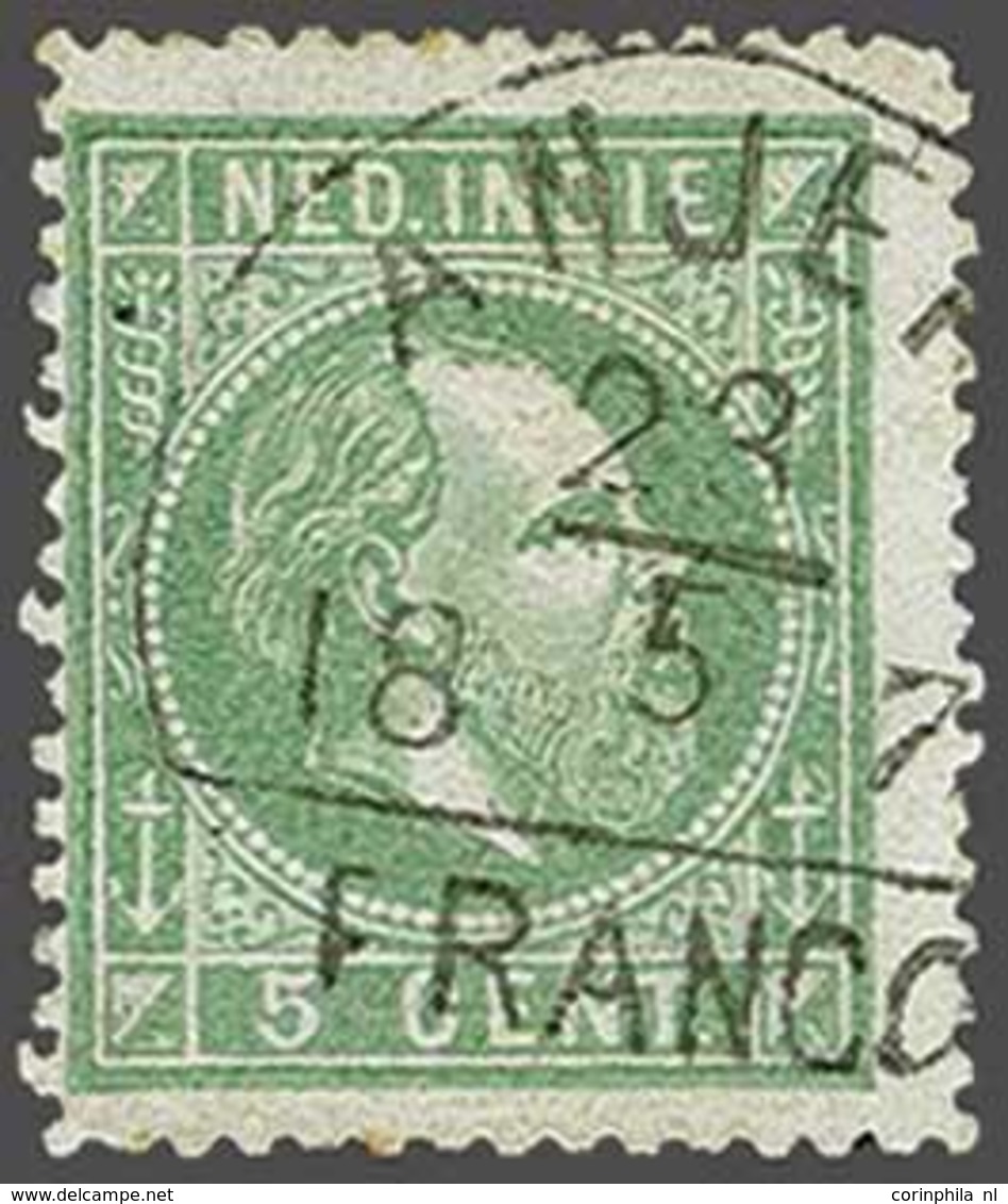 Netherlands Indies Half Round Franco Cancellation - Other & Unclassified