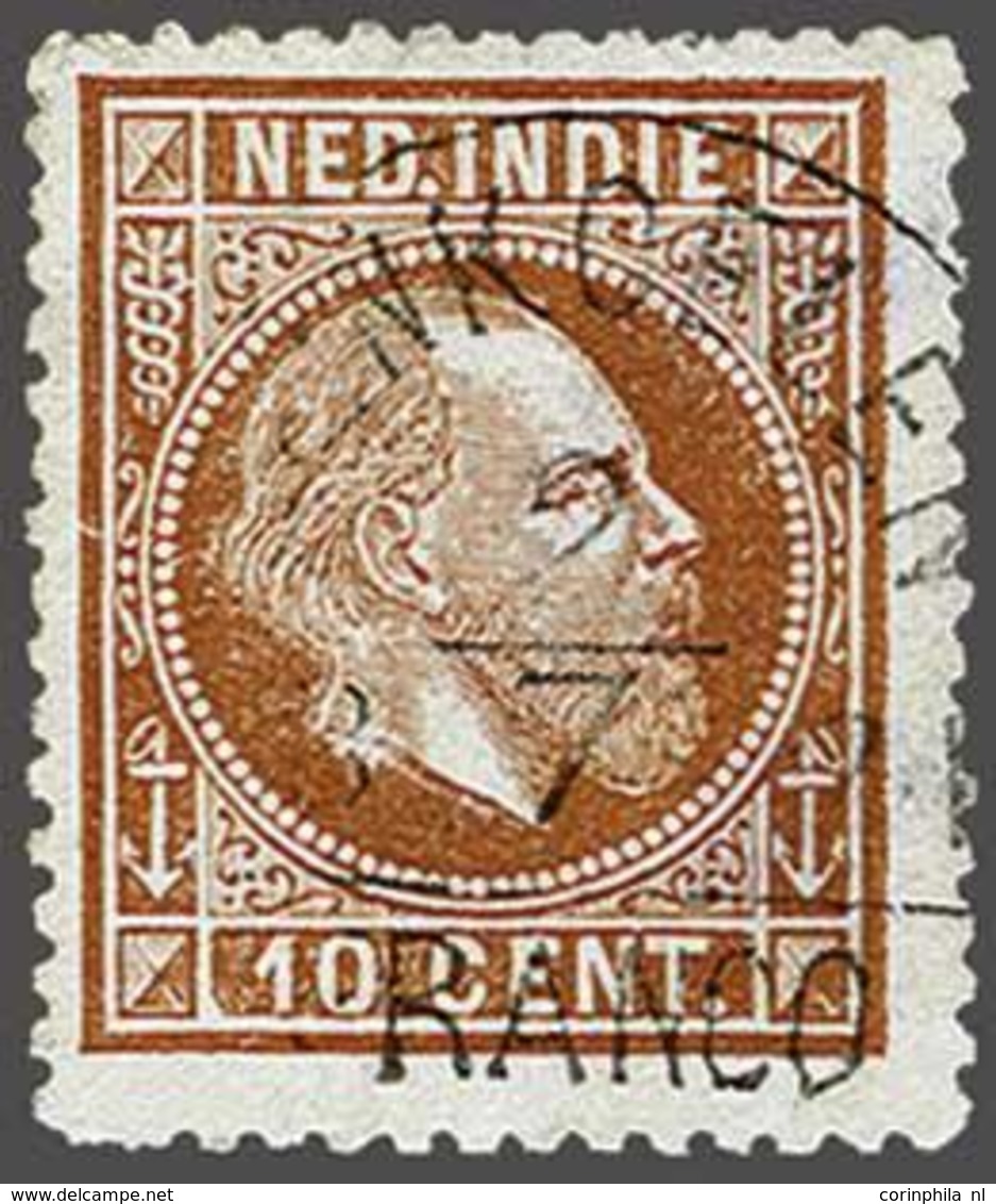 Netherlands Indies Half Round Franco Cancellation - Autres & Non Classés