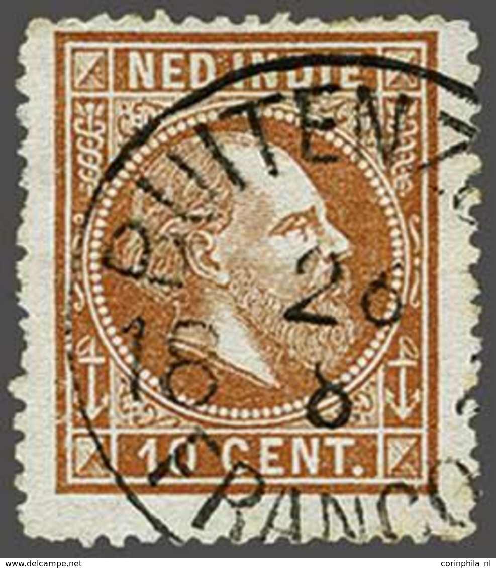 Netherlands Indies Half Round Franco Cancellation - Other & Unclassified