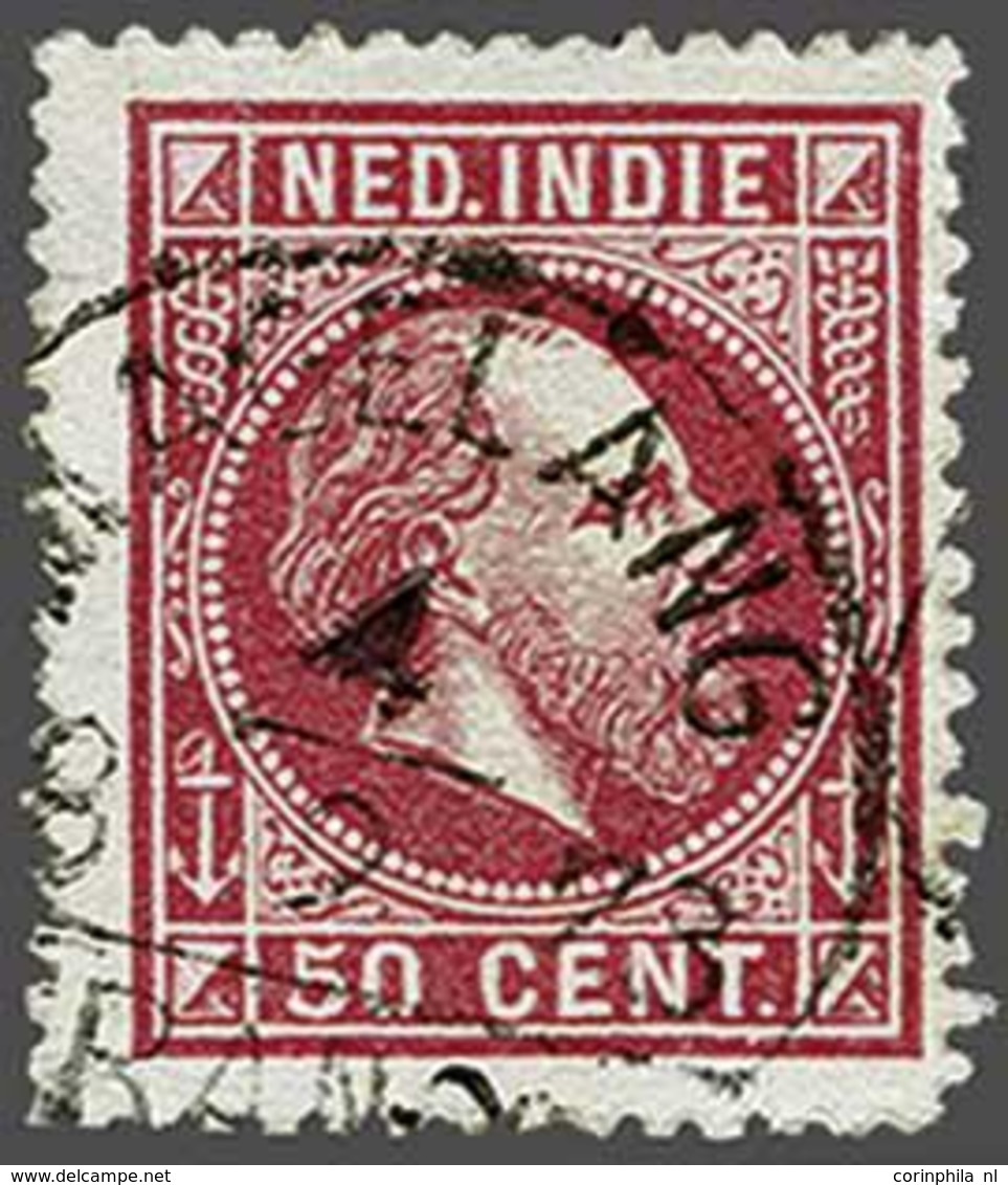 Netherlands Indies Half Round Franco Cancellation - Other & Unclassified