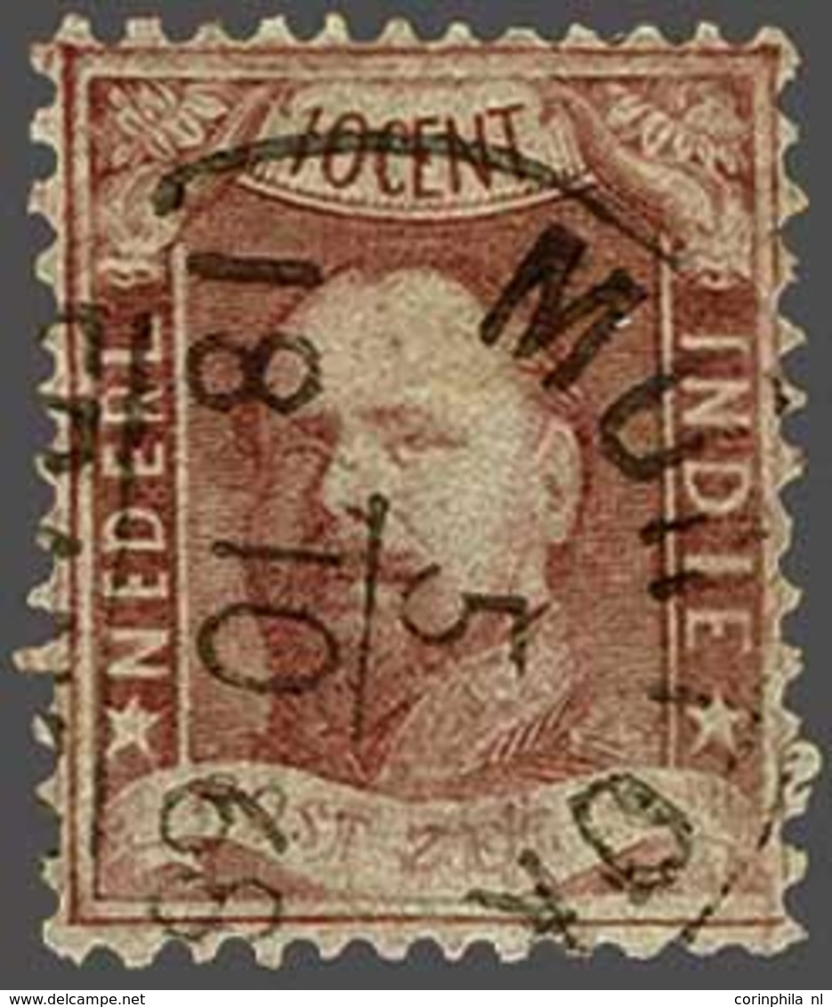 Netherlands Indies Half Round Franco Cancellation - Other & Unclassified