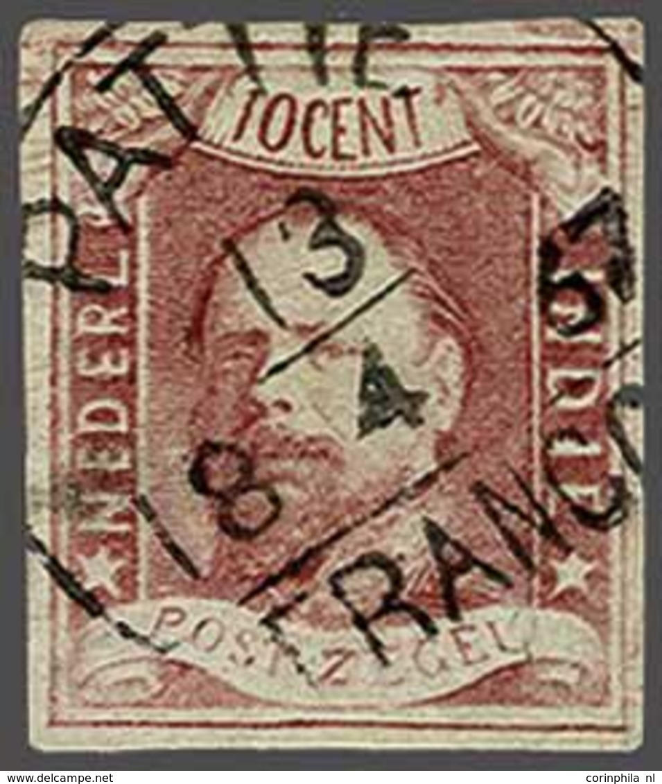 Netherlands Indies Half Round Franco Cancellation - Other & Unclassified