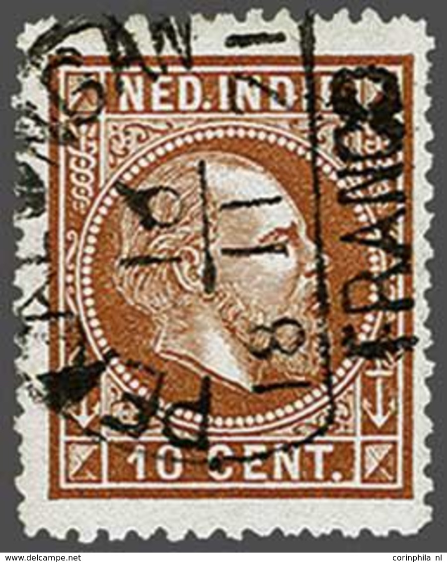 Netherlands Indies Half Round Franco Cancellation - Other & Unclassified