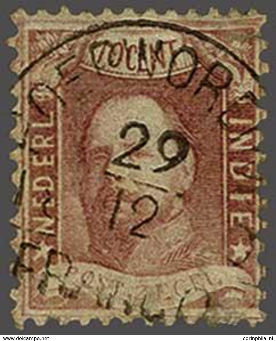 Netherlands Indies Half Round Franco Cancellation - Other & Unclassified