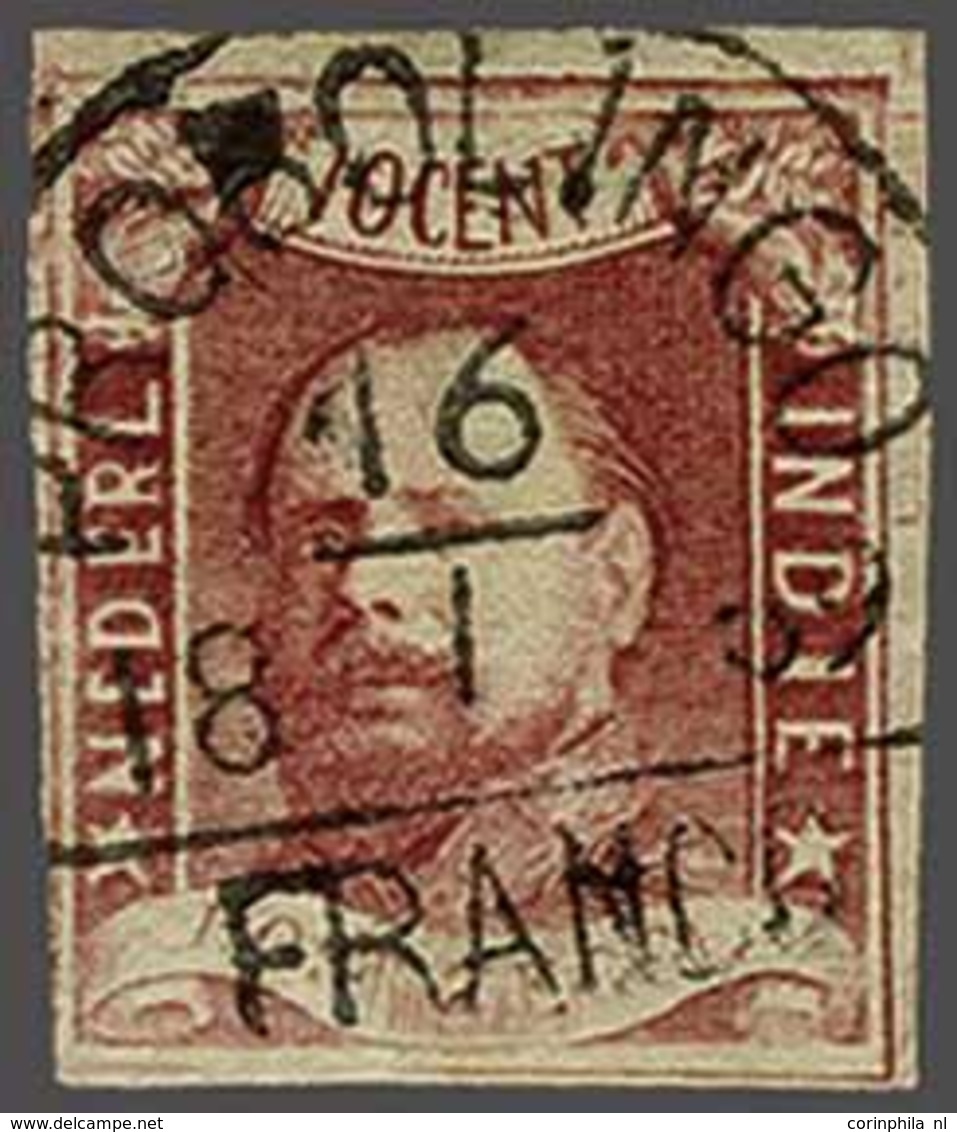 Netherlands Indies Half Round Franco Cancellation - Other & Unclassified