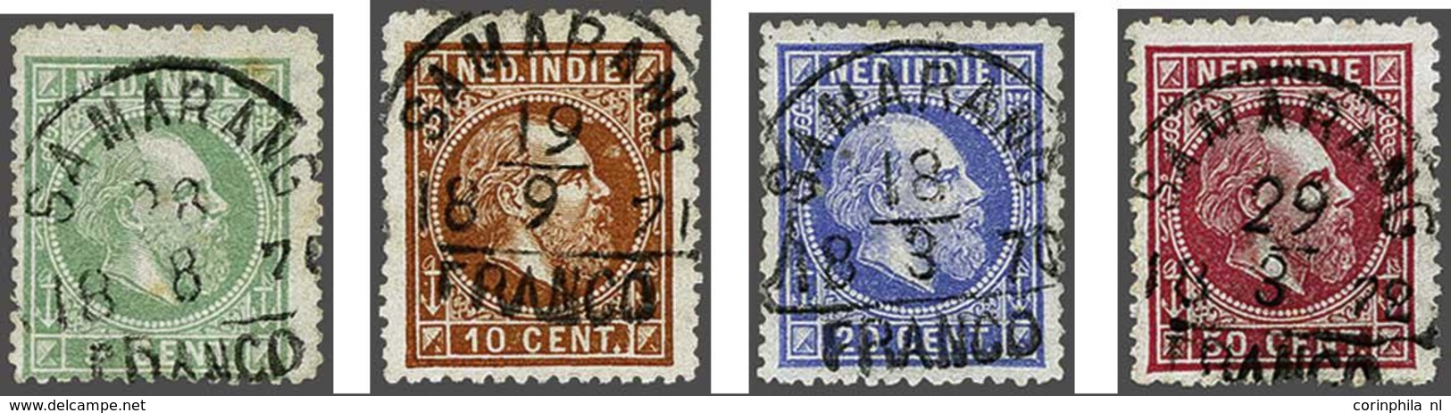 Netherlands Indies Half Round Franco Cancellation - Other & Unclassified