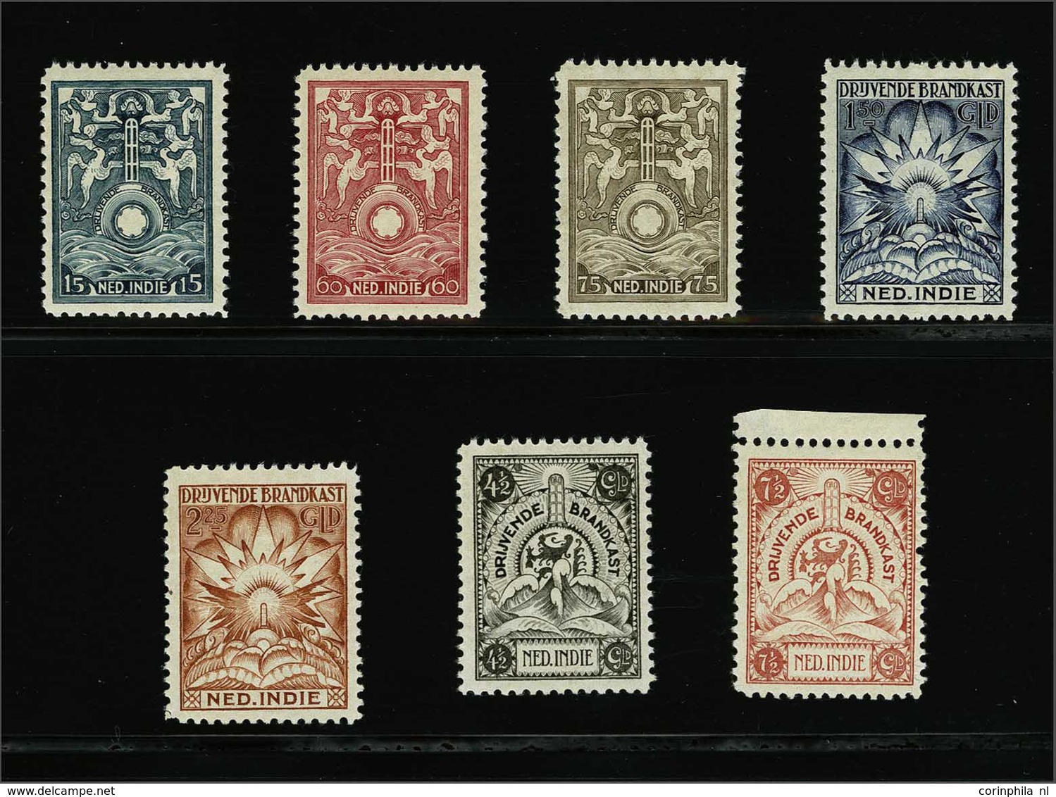 Netherlands Indies Incendiary Box Stamps - Autres & Non Classés