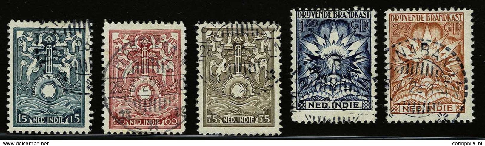 Netherlands Indies Incendiary Box Stamps - Autres & Non Classés