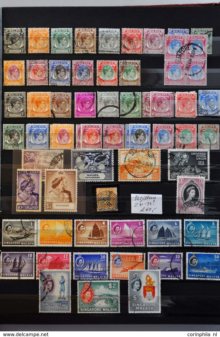 Collections and Lots British Commonwealth Asia