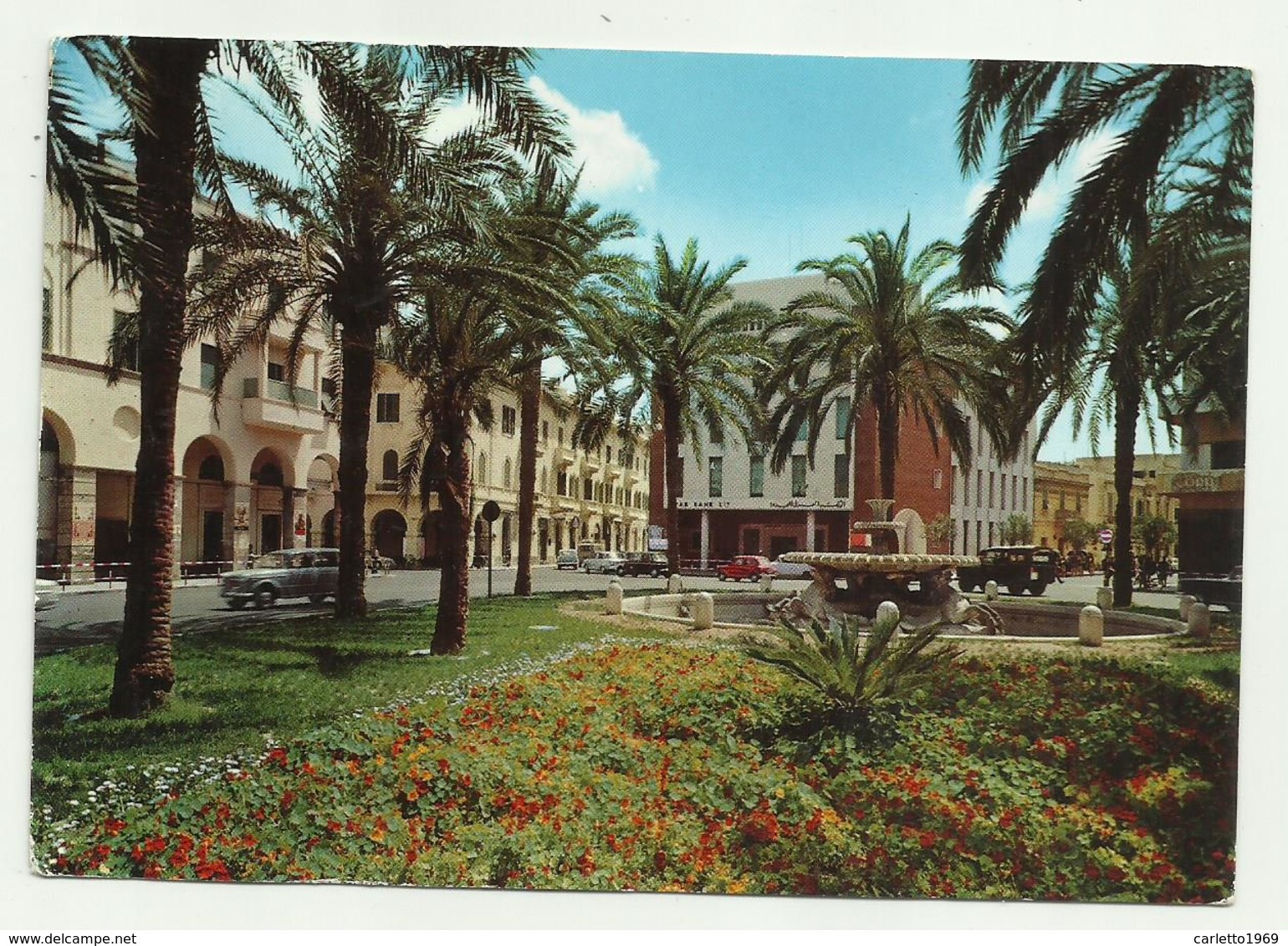 TRIPOLI ( LIBYA ) MEIDAN EL SHUHADA 1966 VIAGGIATA FG - Libia