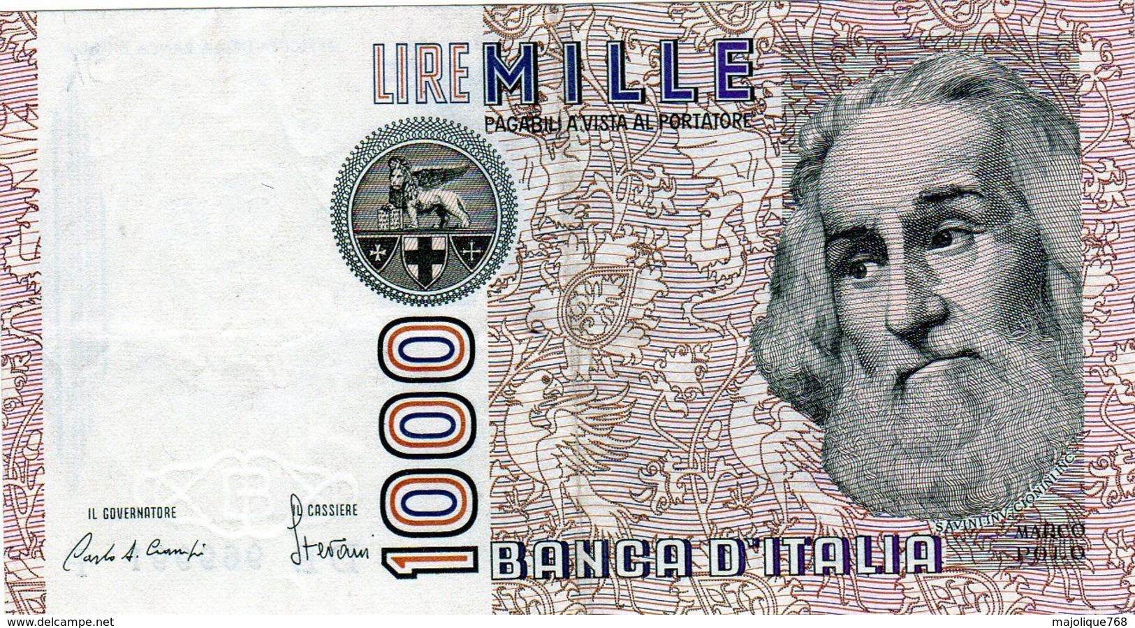 Billet De L’Italie De 1000 Lire Le 6 Janvier 1982 En S U P + - 1000 Lire