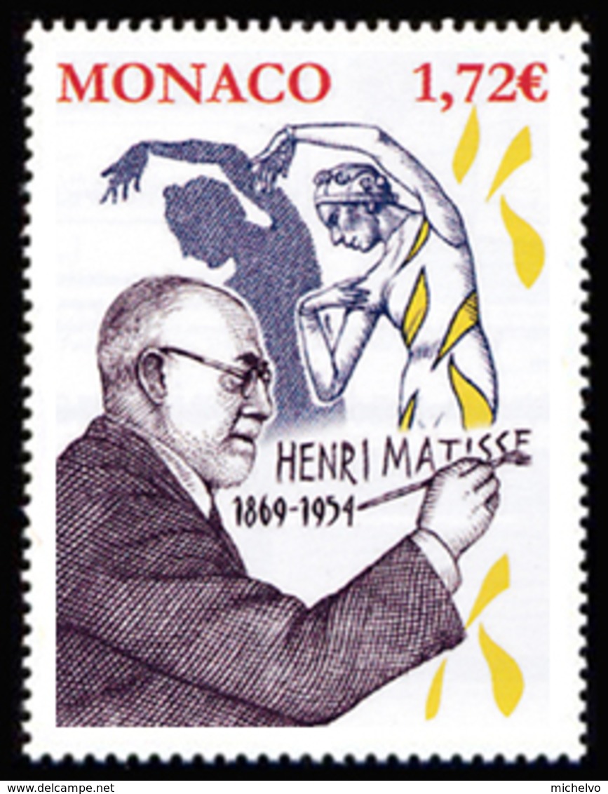 Monaco 2019 - 150ème Anniversaire De La Naissance D'Henri Matisse ** - Unused Stamps