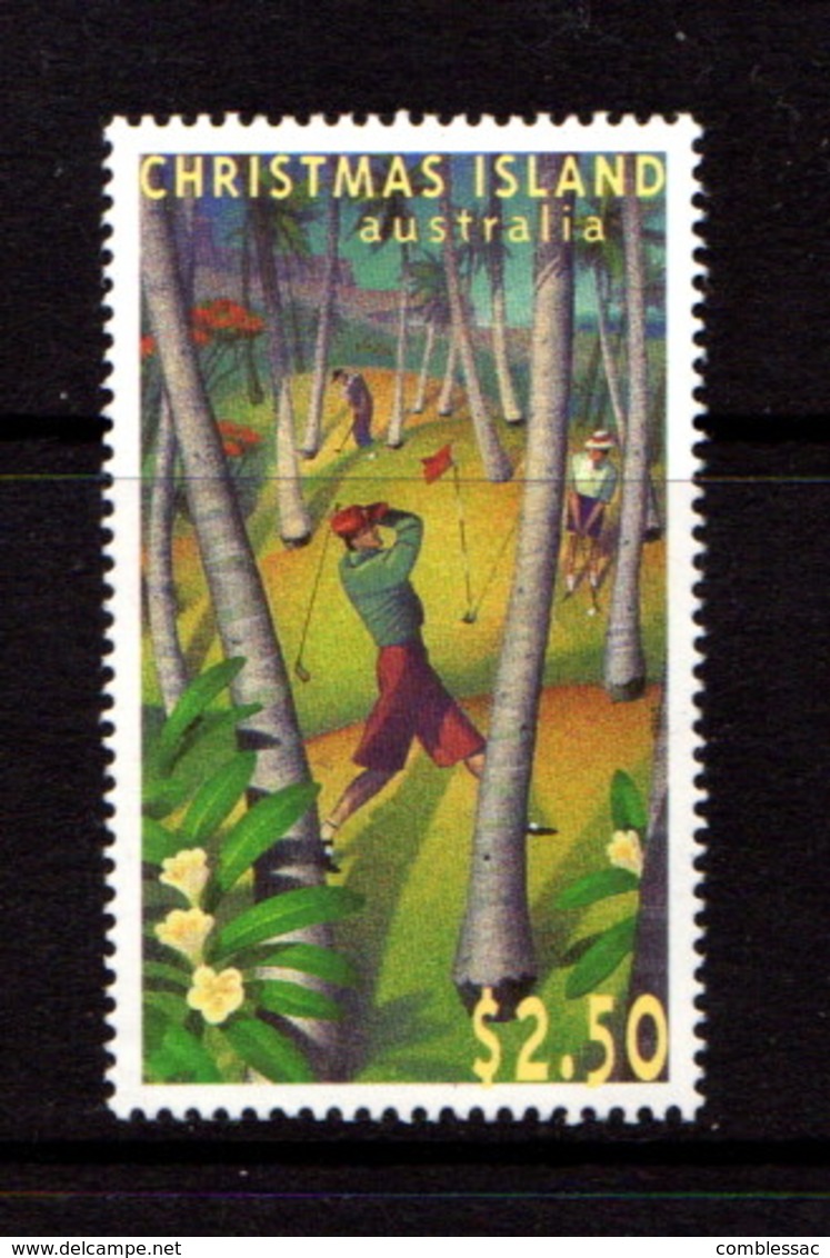 CHRISTMAS  ISLAND   1995    40th  Anniv  Of  Christmas  Island  Golf    MNH - Christmas Island