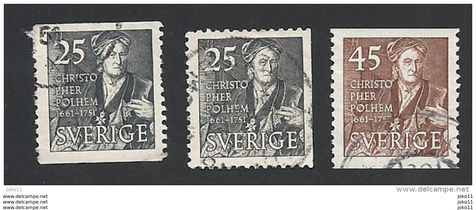 Schweden, 1951, Michel-Nr. 363-364 A+D, Gestempelt - Usati