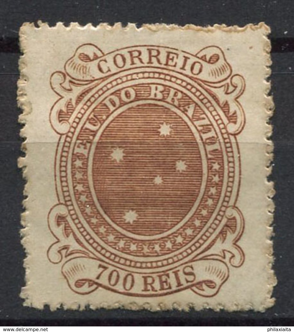 Brasile 1890 Mi. 92 Nuovo * 40% 700 R, Stemma - Nuovi