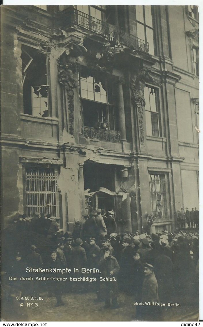 ALLEMAGNE - CARTE PHOTO - BERLIN - 1918 - Autres & Non Classés