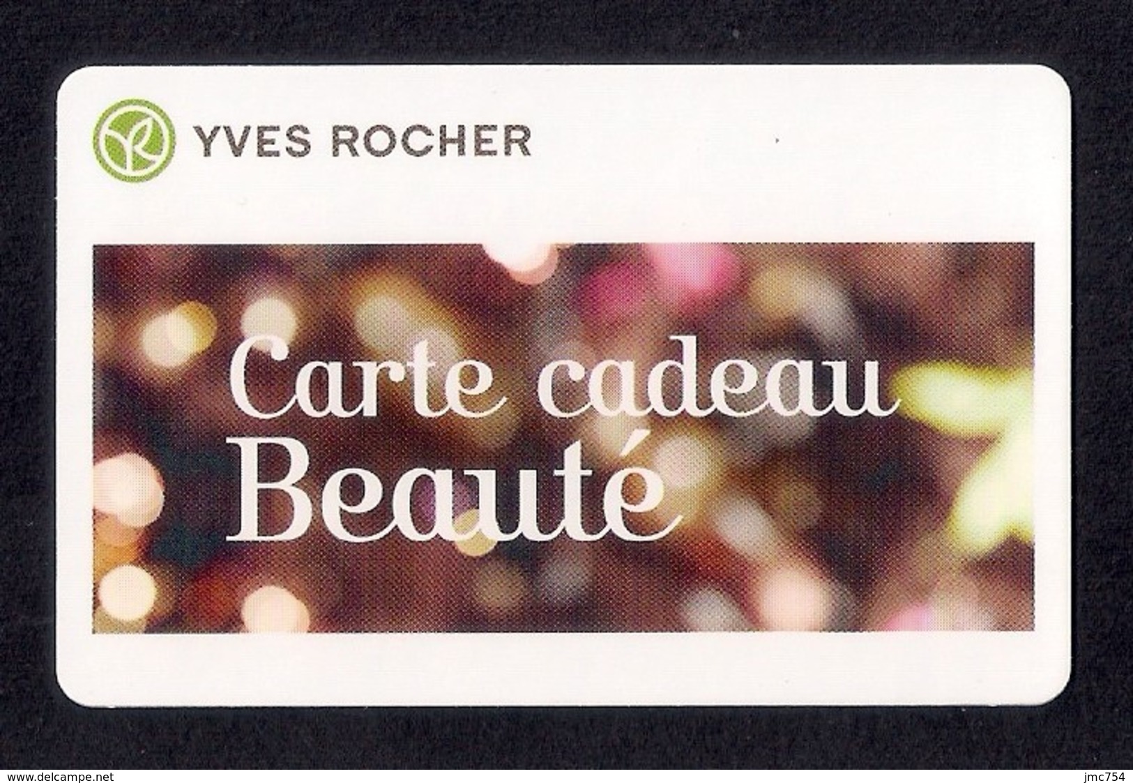Carte Cadeau YVES ROCHER   Beauté.   Gift Card. - Cartes Cadeaux