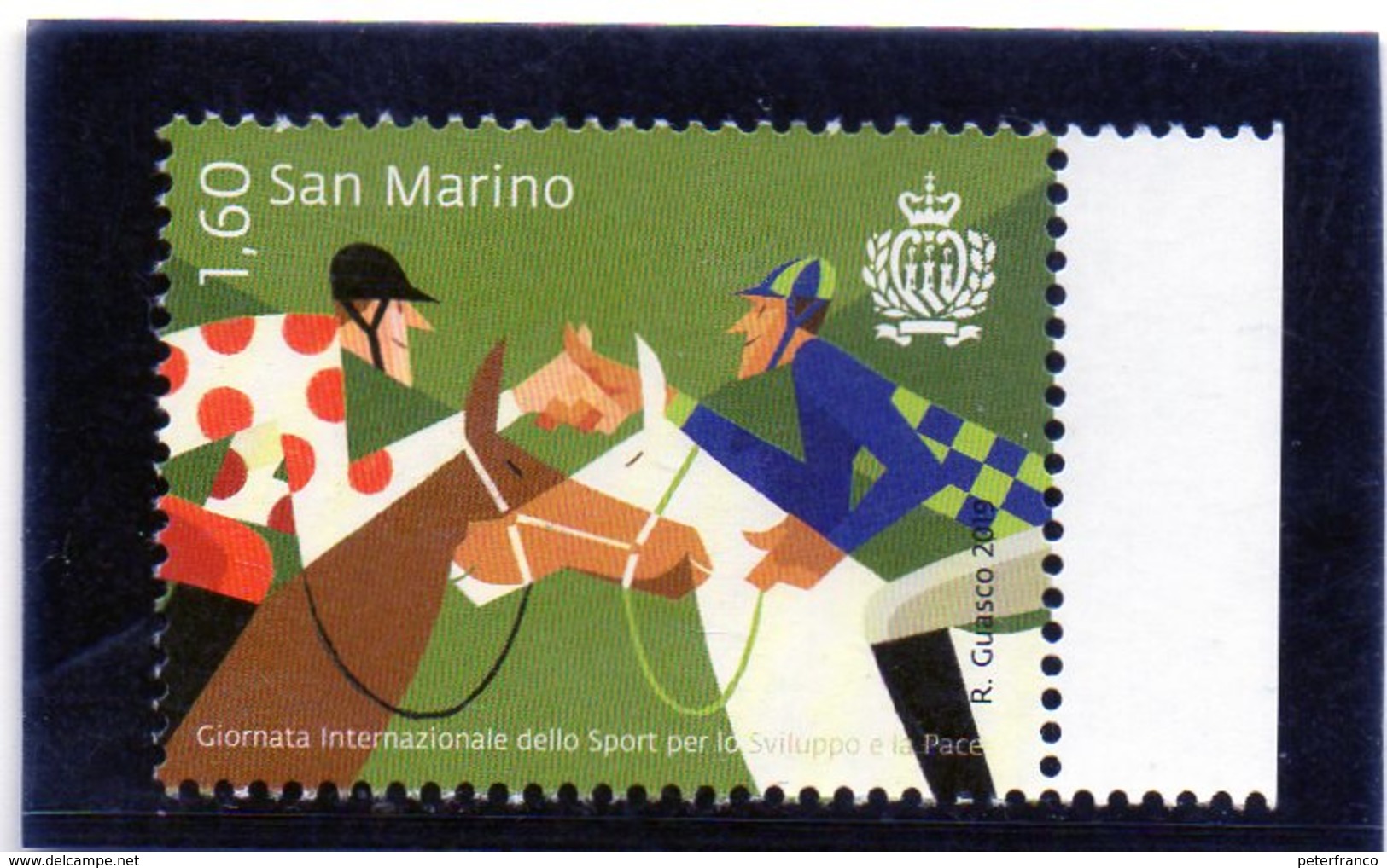 2019 San Marino - Sport - Ippica - Unused Stamps