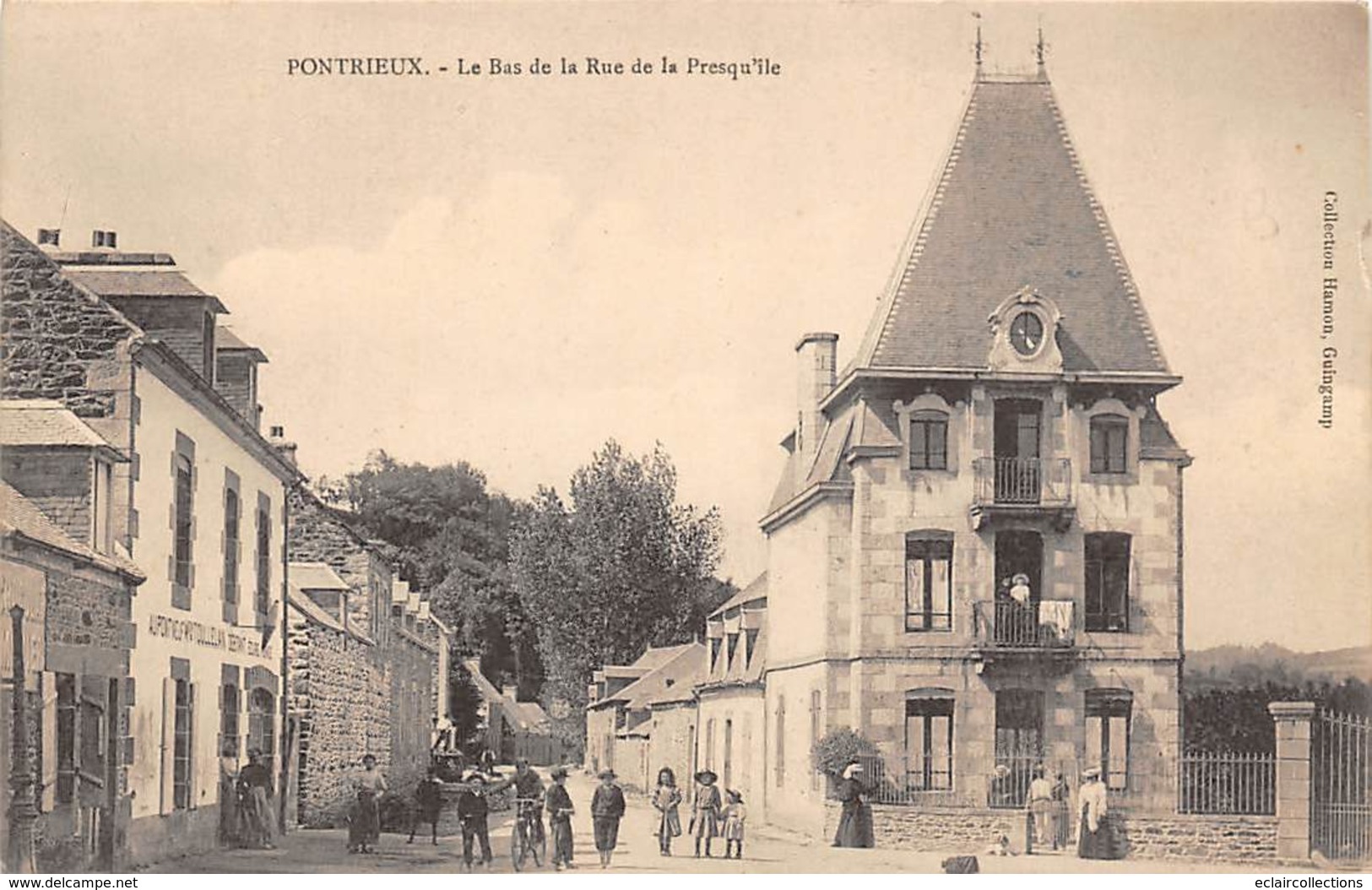 Pontrieux            22       Le Bas De La Rue De La Presqu’île            (voir Scan) - Pontrieux