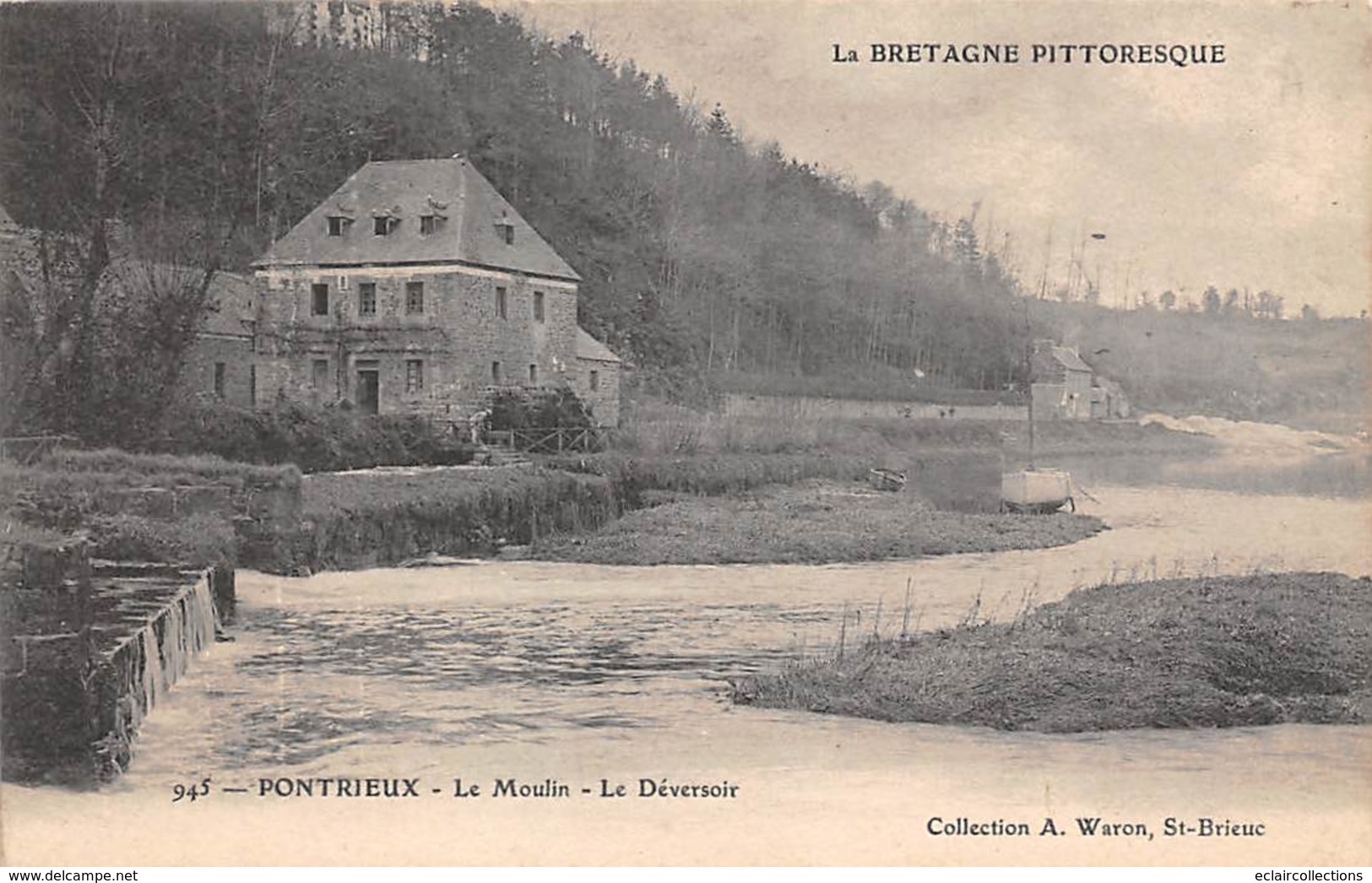 Pontrieux            22          Le Moulin Et Le Déversoir        (voir Scan) - Pontrieux